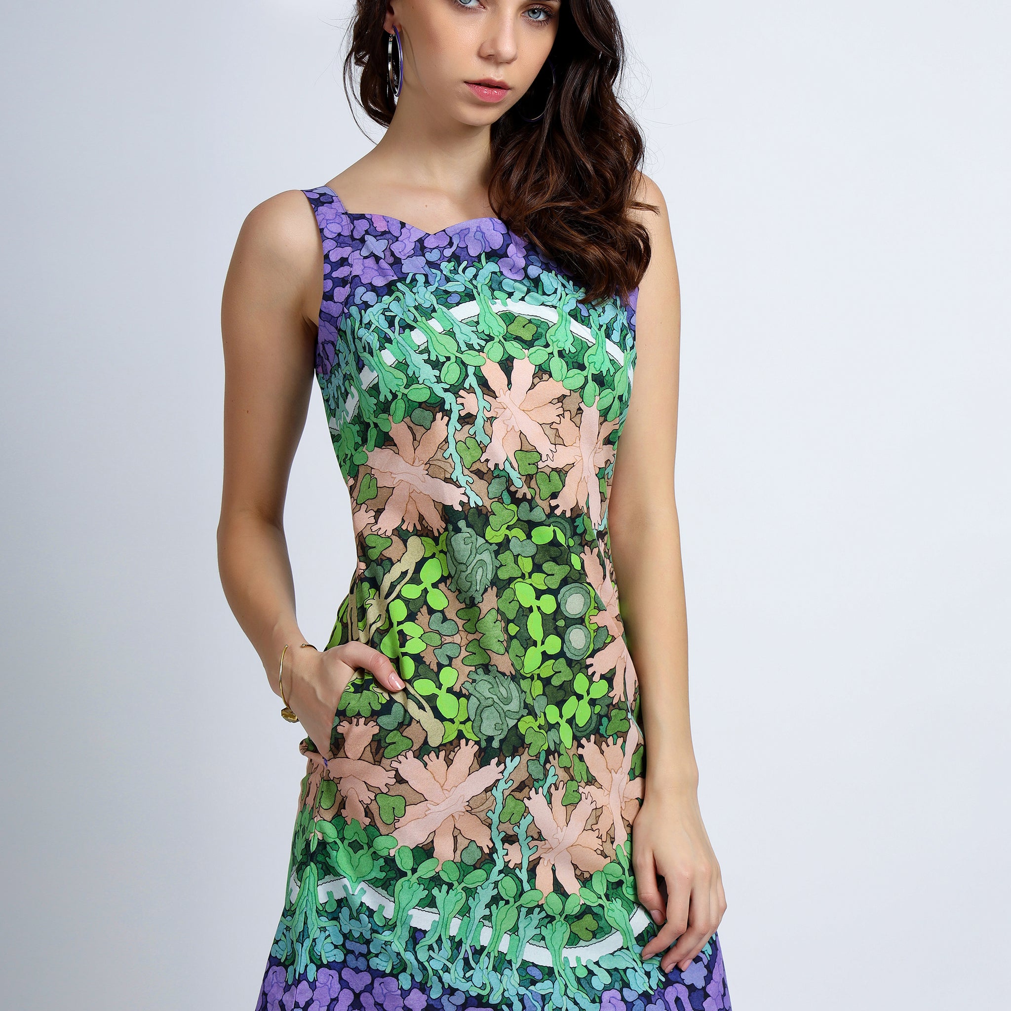 Inner Shield Scalloped Dress