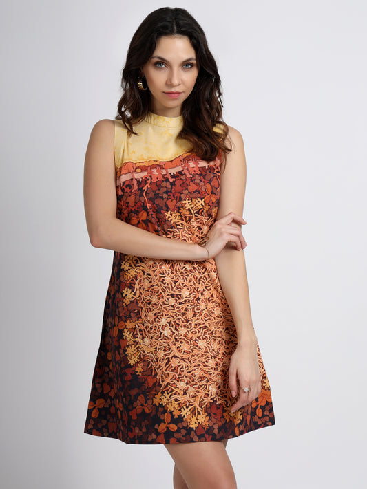 Lac Fusion A Line Dress