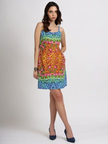 Eternal Spectrum Strappy Dress