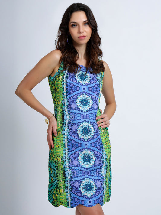 Circle of Harmony Scalloped Dress