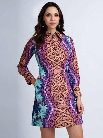 Vital Bloom Collared Dress