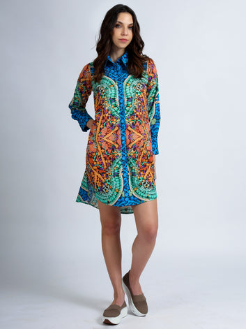 Secret Bearer Shirt Dress